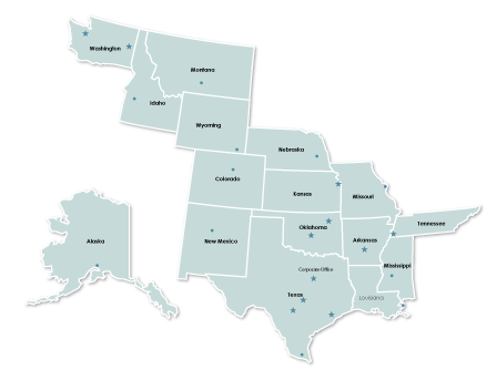 about us southwest solutions office locations territory map