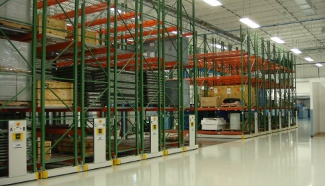 Activrac compact pallet racks rolling storage