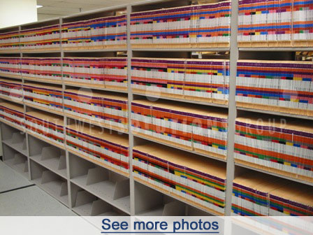 File Wall Shelving Record Filing, File Storage Shelves
