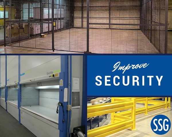 improve security with wire cages, vlm and machine guards