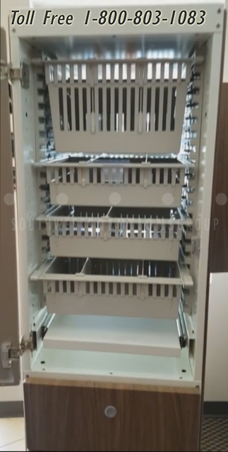 patient server nurse supply cart cabinet