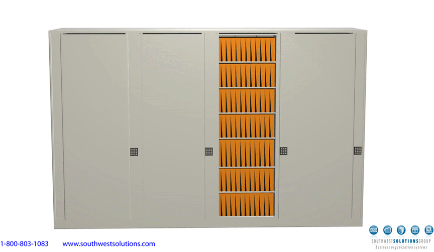 Rotating Spinning File That Locks And Doubles Capacity