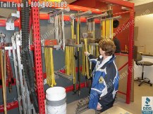 firehose shelving fire hose racks firemen hoses Kansas City Topeka Overland Park Olathe Lawrence Shawnee Manhattan Salina Lenexa Columbia St Joseph