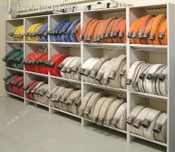 fire station hose storage shelving firehose racks raks Dallas Fort Worth Waco Wichita Falls Tyler Longview Texarkana Nacogdoches Abilene Sherman San Angelo Lubbock Amarillo Killeen