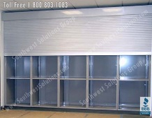 clear rolling doors tambour shelving security shutter Austin College Station Bryan Round Rock San Marcos Georgetown Temple Brenham Kerrville Fredericksburg