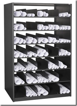 Poster storage rack deals