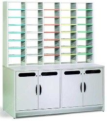 hamilton sorter mailroom furniture built in wall mail sorting units Dallas Fort Worth Waco Wichita Falls Tyler Longview Texarkana Nacogdoches Abilene Sherman San Angelo Killeen