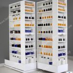 Compact Pharmacy Pull Out Storage Shelving