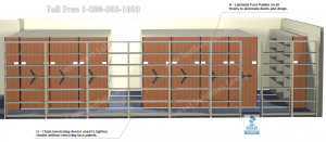 high density mobile storage shelving increases storage capacity