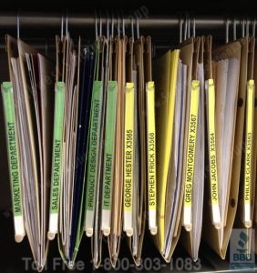 Improving Workplace Productivity with Easy to Read Oblique Folder Labels