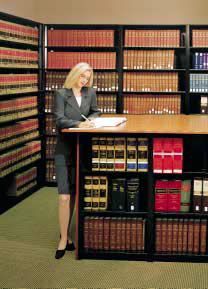 law firm stationary storage shelving