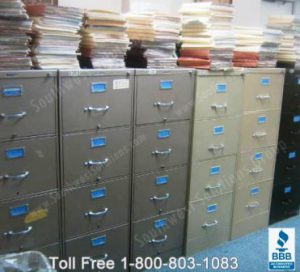 before converting to color coded files vertical file cabinets