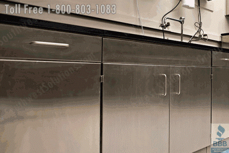 stainless cabinets 
