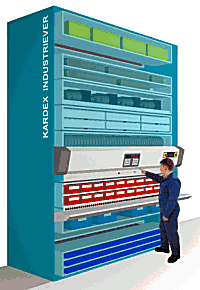 Kardex Industriever 8000 LEAN parts storage machines