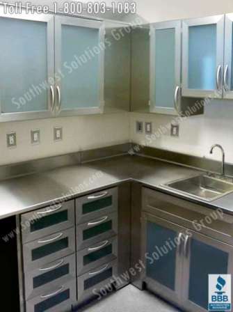 operating room stainless steel casework cabinets Greenville SC