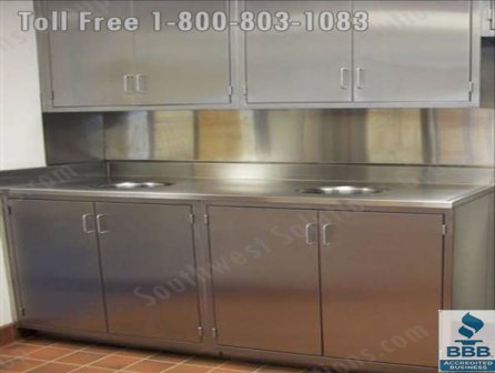 stainless steel casework cabinets and Antimicrobial Agion Coated Cabinets Boston Springfield Cambridge