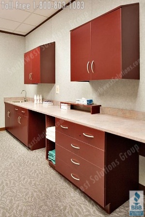Modular Exam Room Casework Cabinets