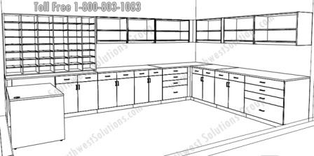office services casework furniture for copy fax print mailrooms