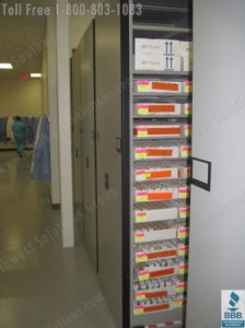 Paraffin Blocks in High Density Shelving