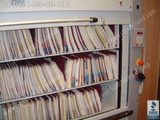 Automated powered filing Systems for Medical Records 
