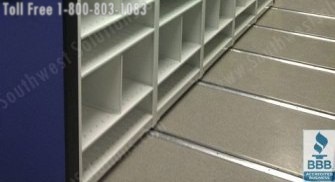 Rolling Shelving Floor Rails and Tracks