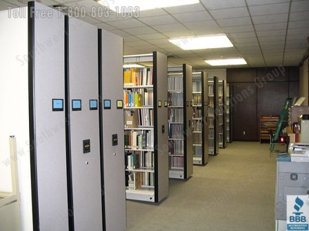 Metal Shelving for Storing Library Books Periodicals Journals 