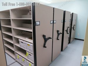 Improve Workplace Productivity with Mobile File Storage Shelving Little Rock Fort Smith Fayetteville Springdale Jonesboro Hot Springs Conway