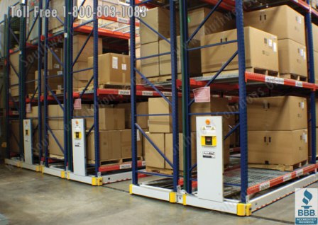 mobilized pallet racks freeze your warehouse footprint