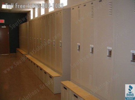 Ventilated Air-Flow Lockers for police gear