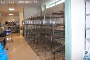 High Density Moving Storage with wire shelving Fort Worth Tulsa Wichita Beaumont Corpus Christi Waco Fayetteville