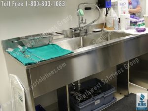 Stainless Steel Healthcare Cabinets Medical Modular Millwork Phoenix Tucson Mesa Chandler Arizona