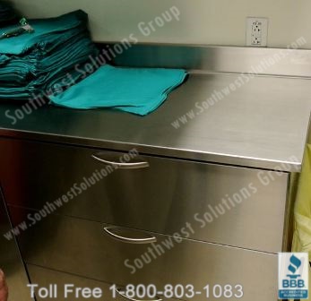 Hospital Cabinets Stainless Steel Modular Casework Seattle Spokane Tacoma Vancouver Washington