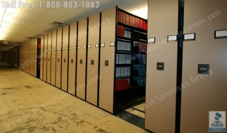 University Library Decreases Carbon Footprint with High Density Mobile Book Stack Shelves