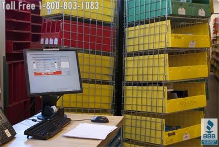 Industrial storage carousels have medical supply inventory management software