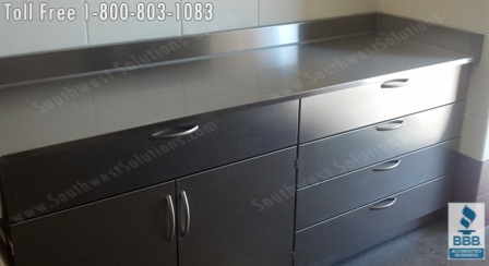 Hospital Cabinets and Casework made out of Stainless Steel