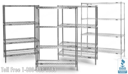 wire hospital storage shelving in zinc, stainless steel, and chrome Seattle Spokane Tacoma Vancouver Washington