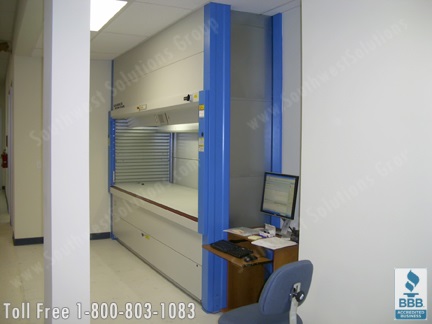 in government offices use automated vertical lift storage systems