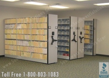 mobile file shelving will improve workplace productivity