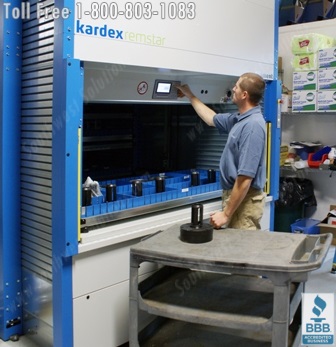 increase ergonomics and workplace safety with kardex remstar carousels & lifts