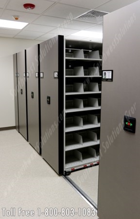 improve productivity with mobile file storage shelving 