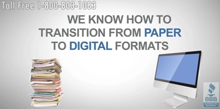 we have experience converting from paper documents to electronic filing 
