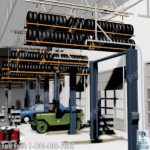 Motorized overhead tire lifts automotive tire storage-22597 efficient automotive tire storage with motorized overhead tire lifts