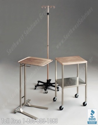 iv poles, carts, and stands are available in antimicrobial copper