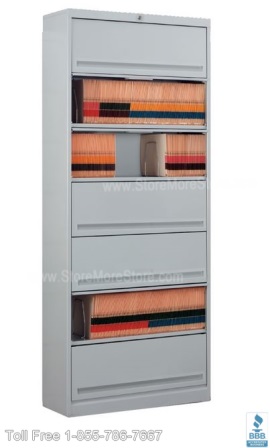 locking 7 tier file storage cabinets