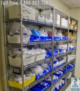 medical wire storage shelves racks chicago illinois