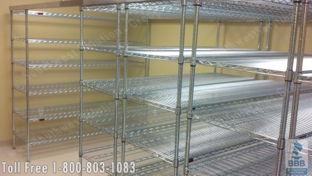 surgical caskets storage moving wire racks on tracks chicago illinois