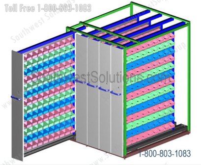 pull out storage shelves with plastic bins chicago illinois