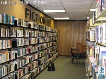library adjustable wall mounted bookshelves New Orleans Baton Rouge Shreveport Lake Charles Louisiana