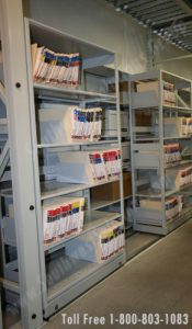 Rolling bifile shelving save an aisle storage system-23047 rolling bifile shelving is a save an aisle storage system