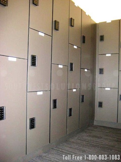storage cabinets with optional recharging capabilities